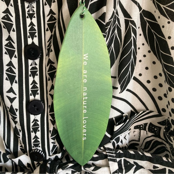 NEW FARM Rio Off-White Monochrome Elegance Scarf Romper Black White Size XL - Picture 16 of 16